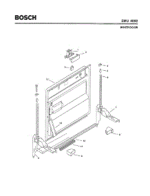 02 - Inner Door parts for Bosch Dishwasher SMU4092 UC/14 (FD -7902) from AppliancePartsPros.com