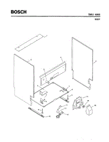 05 - Body parts for Bosch Dishwasher SMU4092 UC/14 (FD -7902) from AppliancePartsPros.com