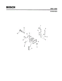 06 - Dispenser parts for Bosch Dishwasher SMU4092 UC/14 (FD -7902) from AppliancePartsPros.com