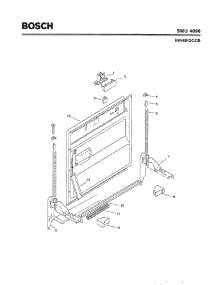 02 - Inner Door parts for Bosch Dishwasher SMU4096 UC/14 (FD -7902) from AppliancePartsPros.com
