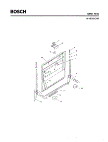 02 - Inner Door parts for Bosch Dishwasher SMU7052 UC/09 (FD 7307-7504) from AppliancePartsPros.com