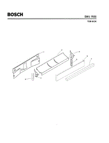 07 - Toe Kick parts for Bosch Dishwasher SMU7052 UC/09 (FD 7505-7506) from AppliancePartsPros.com
