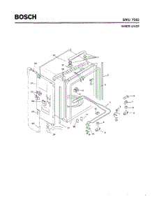 03 - Inner Liner parts for Bosch Dishwasher SMU7052 UC/14 (FD 7507-7902) from AppliancePartsPros.com