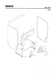 05 - Body parts for Bosch Dishwasher SMU7052 UC/14 (FD 7507-7902) from AppliancePartsPros.com