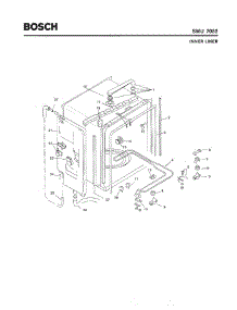 03 - Inner Liner parts for Bosch Dishwasher SMU7052 US/02 (FD 7106-7308) from AppliancePartsPros.com