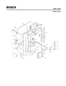 03 - Inner Liner parts for Bosch Dishwasher SMU7052 US/09 (FD 7210-) from AppliancePartsPros.com