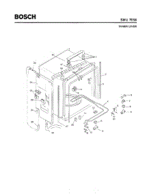03 - Inner Liner parts for Bosch Dishwasher SMU7056 UC/14 (FD 7507-7902) from AppliancePartsPros.com