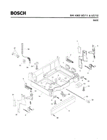 05 - Base parts for Bosch Dishwasher SHI4302 UC/11 -FD8003 from AppliancePartsPros.com