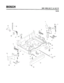 05 - Base parts for Bosch Dishwasher SHI4306 UC/11 -FD8003 from AppliancePartsPros.com
