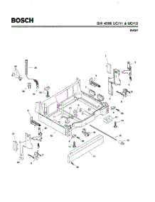 05 - Base parts for Bosch Dishwasher SHI4306 UC/12 from AppliancePartsPros.com