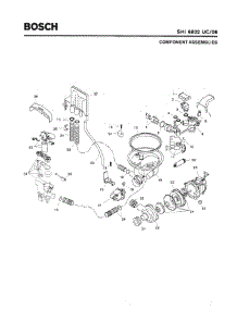04 - Component Assemblies parts for Bosch Dishwasher SHI6802 UC/06 from AppliancePartsPros.com