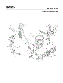 04 - Component Assemblies parts for Bosch Dishwasher SHI6805 UC/06 from AppliancePartsPros.com