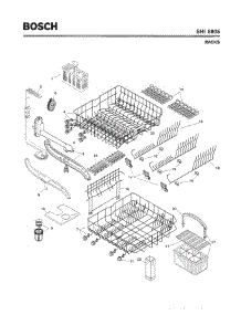 06 - Racks parts for Bosch Dishwasher SHI6805 UC/06 from AppliancePartsPros.com