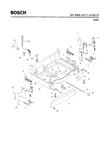 05 - Base parts for Bosch Dishwasher SHI6805 UC/11 from AppliancePartsPros.com