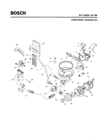 04 - Component Assemblies parts for Bosch Dishwasher SHI6806 UC/06 from AppliancePartsPros.com