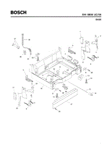05 - Base parts for Bosch Dishwasher SHI6806 UC/06 from AppliancePartsPros.com