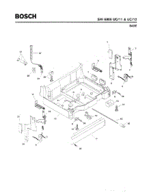 05 - Base parts for Bosch Dishwasher SHI6806 UC/11 from AppliancePartsPros.com