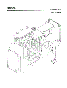 03 - Tank Assembly parts for Bosch Dishwasher SHI6806 UC/12 from AppliancePartsPros.com
