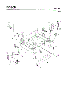 05 - Base parts for Bosch Dishwasher SHU3016 from AppliancePartsPros.com