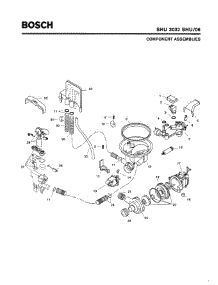 04 - Component Assemblies parts for Bosch Dishwasher SHU3032 UC/06 (FD 7908-8002) from AppliancePartsPros.com