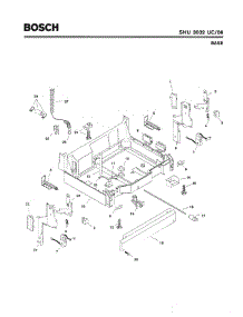 05 - Base parts for Bosch Dishwasher SHU3032 UC/06 (FD 7908-8002) from AppliancePartsPros.com