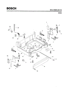 05 - Base parts for Bosch Dishwasher SHU3035 UC/12 (FD 8006-) from AppliancePartsPros.com