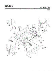 05 - Base parts for Bosch Dishwasher SHU3036 UC/06 (FD 7908-8002) from AppliancePartsPros.com