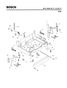 05 - Base parts for Bosch Dishwasher SHU3036 UC/12 (FD 8003-) from AppliancePartsPros.com