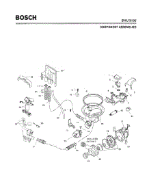 04 - Component Assemblies parts for Bosch Dishwasher SHU3136 UC/12 (FD 8105-) from AppliancePartsPros.com