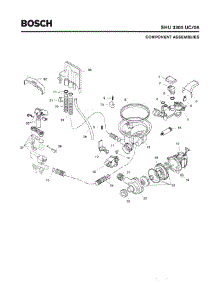 05 - Component Assemblies parts for Bosch Dishwasher SHU3305 UC/06 (FD 7902-8003) from AppliancePartsPros.com