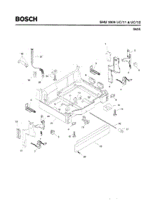05 - Base parts for Bosch Dishwasher SHU3305 UC/12 (FD 8003 -) from AppliancePartsPros.com