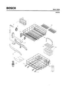 06 - Racks parts for Bosch Dishwasher SHU3305 UC/12 (FD 8003 -) from AppliancePartsPros.com