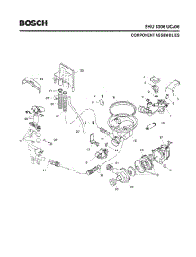 04 - Component Assemblies parts for Bosch Dishwasher SHU3306 UC/06 (FD 7902-8003) from AppliancePartsPros.com