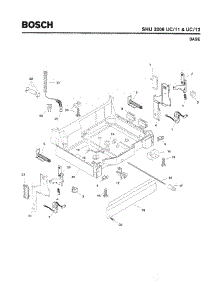 05 - Base parts for Bosch Dishwasher SHU3306 UC/12 (FD 8003 -) from AppliancePartsPros.com