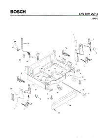 05 - Base parts for Bosch Dishwasher SHU3307 UC/12 (FD 8005 -) from AppliancePartsPros.com