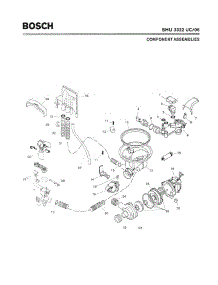 04 - Component Assemblies parts for Bosch Dishwasher SHU3322 UC/06 from AppliancePartsPros.com