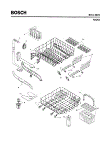 06 - Racks parts for Bosch Dishwasher SHU3322 UC/12 (FD 8003-) from AppliancePartsPros.com