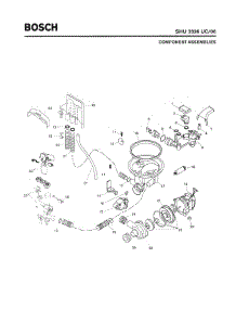 04 - Component Assemblies parts for Bosch Dishwasher SHU3326 UC/06 from AppliancePartsPros.com