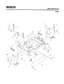05 - Base parts for Bosch Dishwasher SHU3326 UC/06 from AppliancePartsPros.com