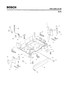 05 - Base parts for Bosch Dishwasher SHU3336 UC/06 from AppliancePartsPros.com