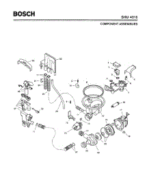 04 - Component Assemblies parts for Bosch Dishwasher SHU4016 UC/06 from AppliancePartsPros.com