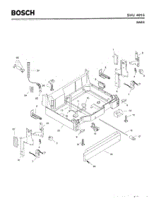 05 - Base parts for Bosch Dishwasher SHU4016 UC/06 from AppliancePartsPros.com