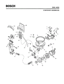 04 - Component Assemblies parts for Bosch Dishwasher SHU4022 UC/06 from AppliancePartsPros.com