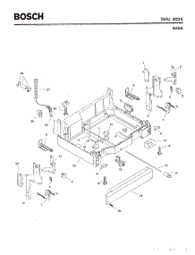 05 - Base parts for Bosch Dishwasher SHU4036 UC/06 from AppliancePartsPros.com