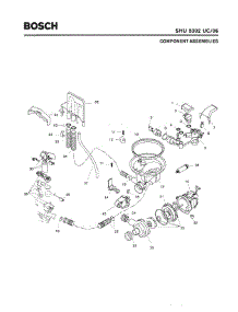 04 - Component Assemblies parts for Bosch Dishwasher SHU5302 UC/06 (FD 7705-7912) from AppliancePartsPros.com