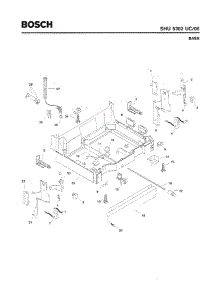 05 - Base parts for Bosch Dishwasher SHU5302 UC/06 (FD 7705-7912) from AppliancePartsPros.com
