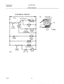 08 - Wiring Diagram parts for Frigidaire Freezer MFU14F3GW8 from AppliancePartsPros.com