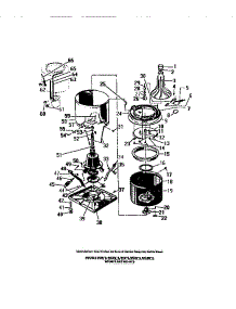 14 - Tubs, Base, Sub-Top, Agitator parts for Frigidaire Washer WC4ML2 from AppliancePartsPros.com