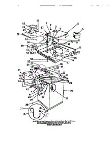 13 - Cabinet, Top, Lid, Water Valve parts for Frigidaire Washer WDMW2 from AppliancePartsPros.com