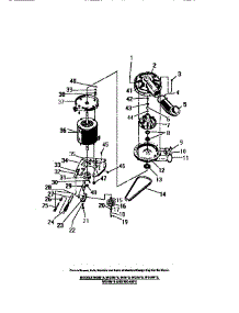 15 - Pump, Motor parts for Frigidaire Washer WIMF3 from AppliancePartsPros.com